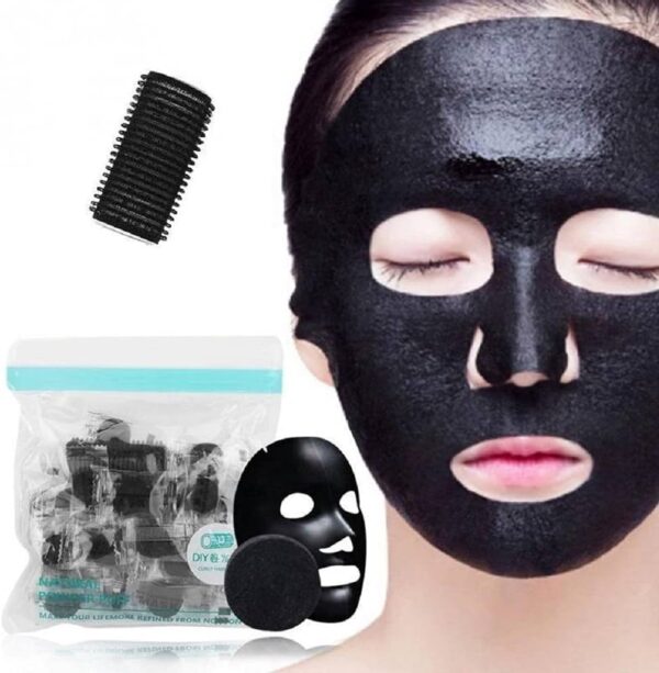 Bamboo Charcoal Compressed Mask - Pack of 25 pcs - Image 3