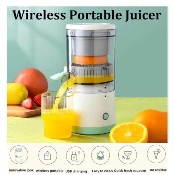 Rechargeable Electric Citrus Juicer - Portable - Image 6