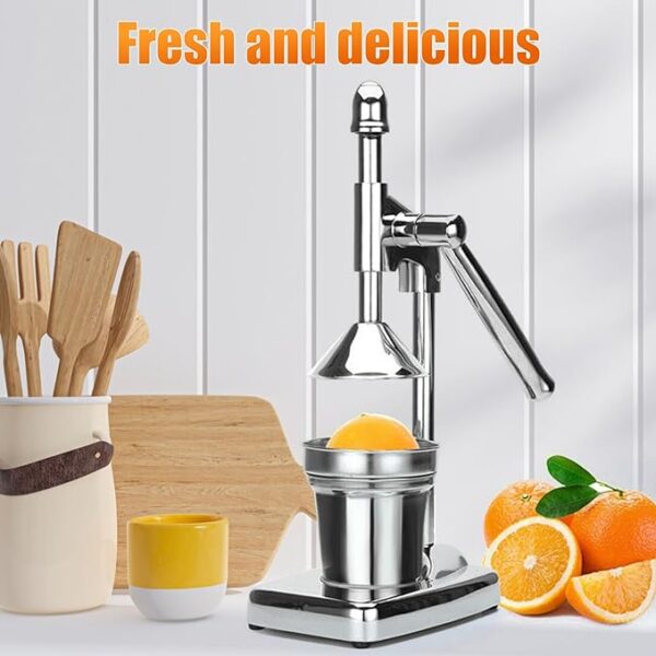 Manual Stainless Steel Hand Juicer - Portable - Image 4