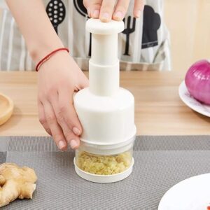 Manual Food Chopper with Stainless Blades