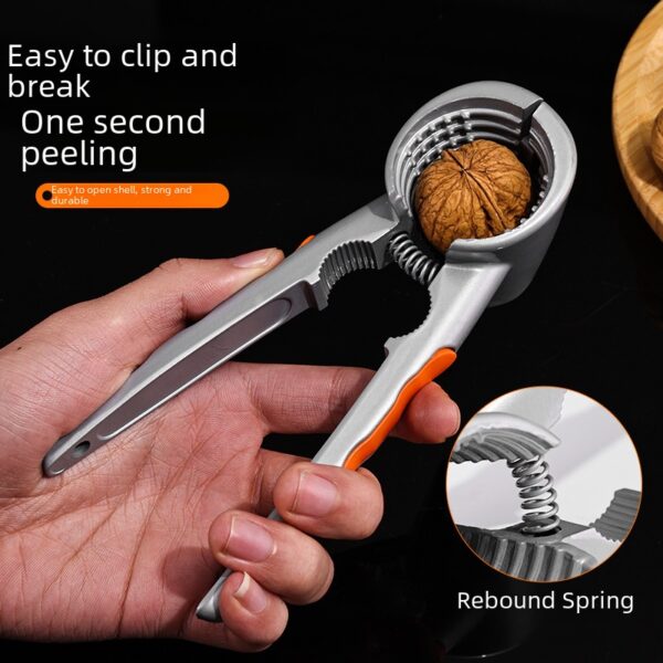 Multifunction Walnut Opener with Copper Clip - Image 3