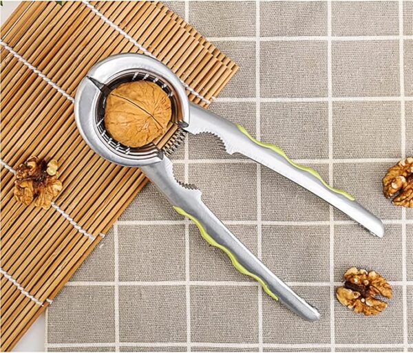 Multifunction Walnut Opener with Copper Clip - Image 4