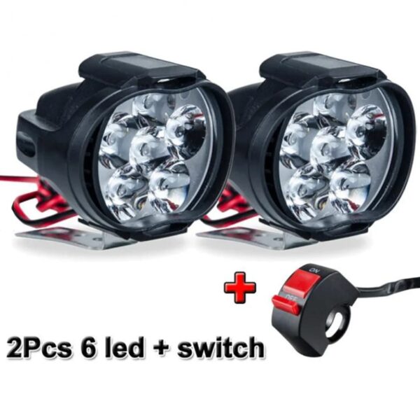 Motorcycle Headlights with Switch