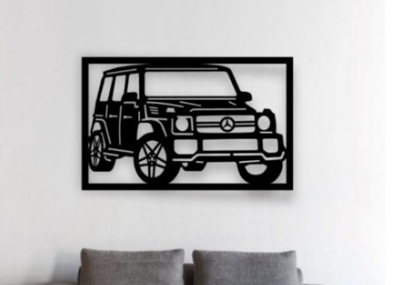 Mercedes-Benz G-Class G Wagon Wall Decoration - Black