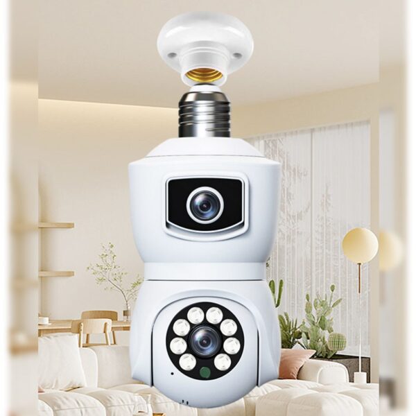 4K Wireless Dual-Lens Security Camera, 3MP Lens, 360? Rotation - Image 2