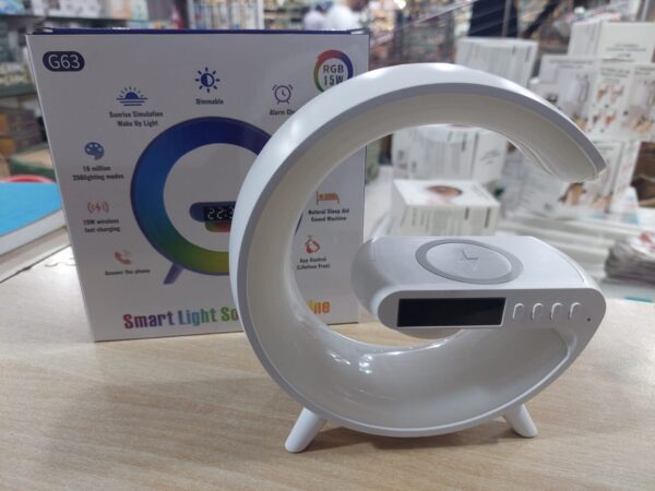 G63 Multi-Functional LED Clock Display Speaker with Wireless Charging - Image 2