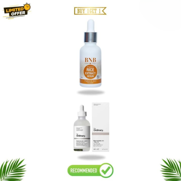 2-in-1 Whitening Face Serum, Niacinamide + Rice Extract Serum Deal