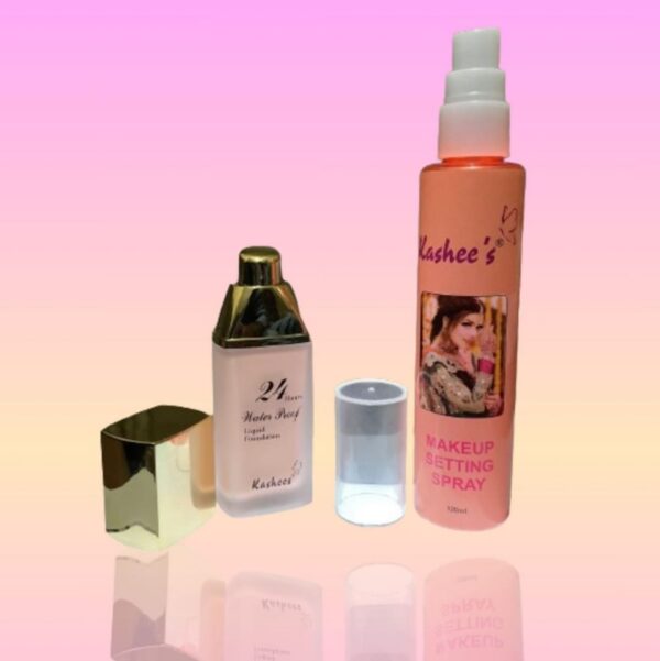 2-in-1 Kashee?s High Coverage Foundation & Makeup Fixer Deal - Image 2