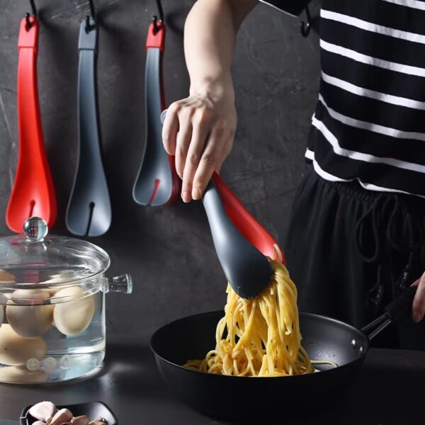 Multifunctional Food Clamp & Tongs for Steak, Buffet, Anti-Scald Cooking Tools (Random Color)