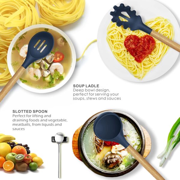 Silicone Cooking Utensil Set (12 pcs, Random Color) - Image 3