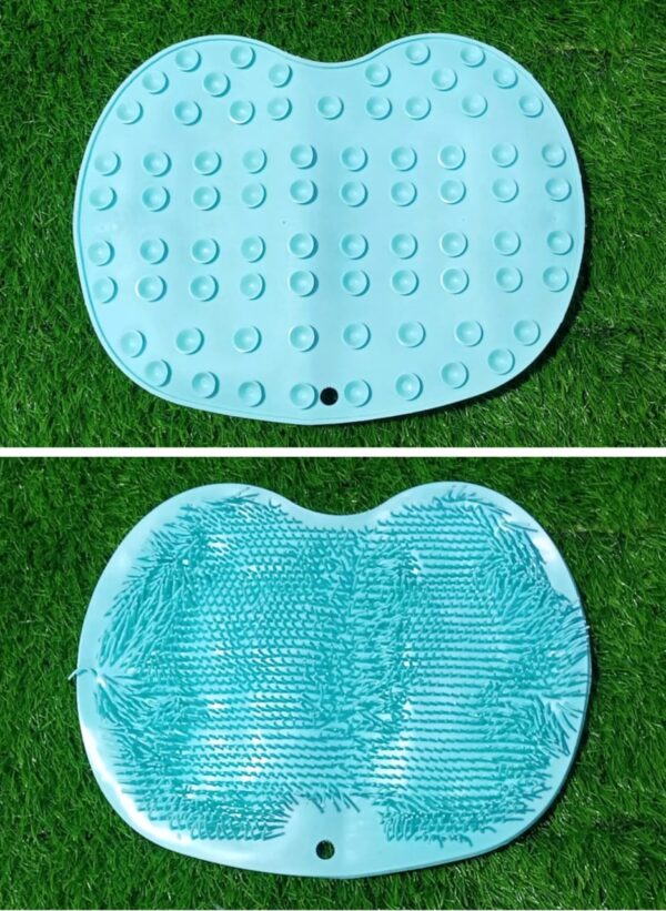 Shower Foot & Back Scrubber Mat (Random Color) - Image 2