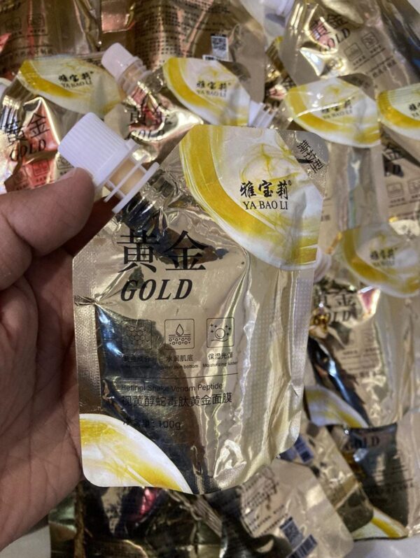 Retinol Snake Venom Gold Face Mask (100g) - Image 2