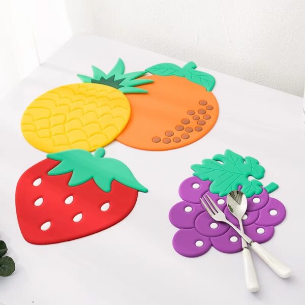 Silicone Fruit Shape Placemat (Random Shape) - Image 3