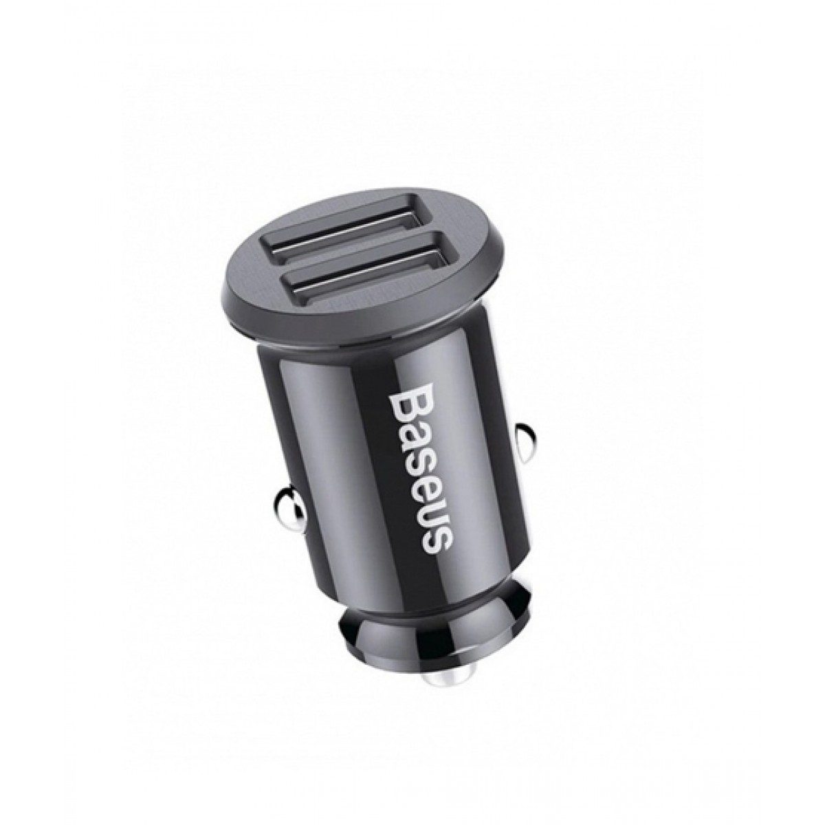Baseus Grain Car Charger (Dual USB 5V 3.1A ) CCALL-ML01 Black - Image 3