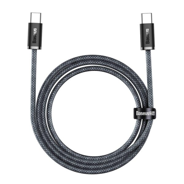 Baseus Dynamic Series Type-C to Type-C 100W 2M Fast Charging Data Cable Slate Gray - Image 3