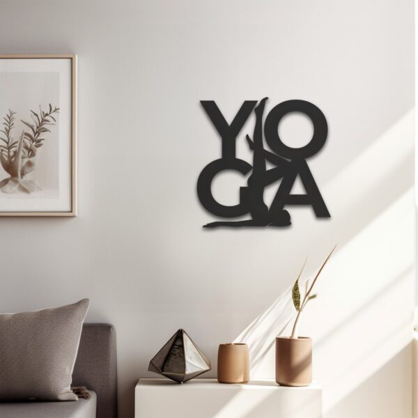 Yoga Wall Hanging Art - MDF Material