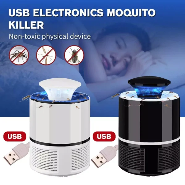 Eco-Friendly Mosquito Trap with USB UV Light & Fan