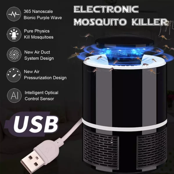 Eco-Friendly Mosquito Trap with USB UV Light & Fan - Image 10