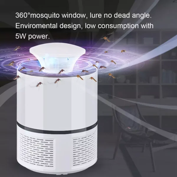 Eco-Friendly Mosquito Trap with USB UV Light & Fan - Image 4