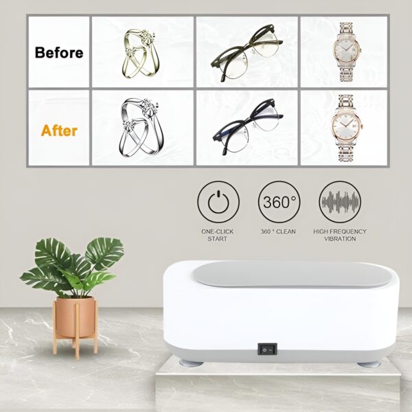 Ultrasonic Cleaner for Jewelry & Glasses (Random Color) - Image 8