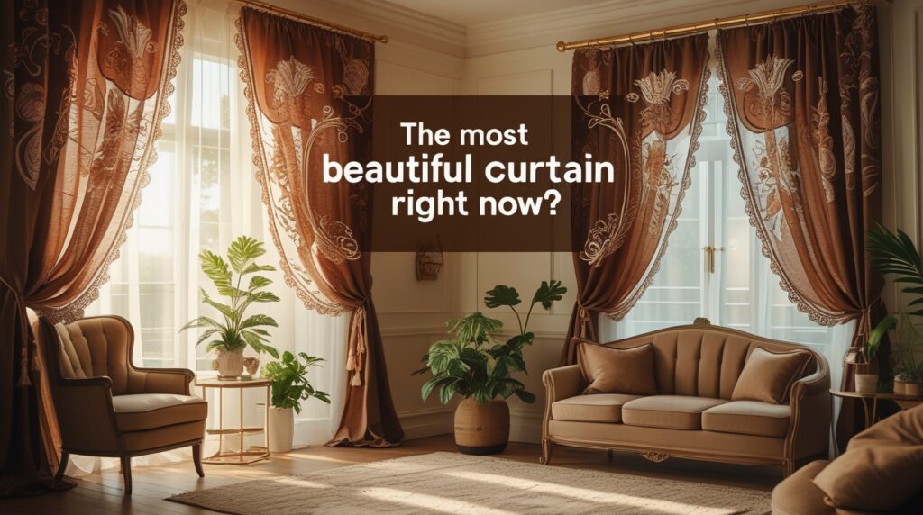 Retro Thick Curtain