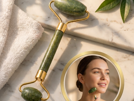 Jade Roller and Gua Sha Set Pakistan